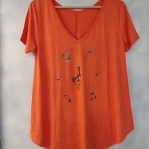 Camiseta Notas musicales